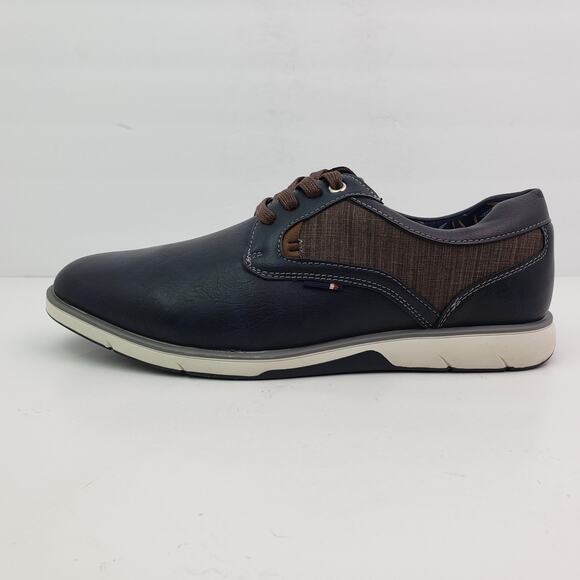 *AMPUTEE LEFT SHOE ONLY* Vance Co Fritz Mens Size 10 Blue Casual Dress Shoe - Picture 3 of 8